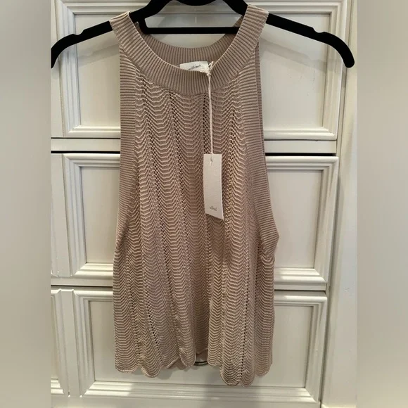 NWT Aritzia Wilfred Knit Halter Top - Picture 2 of 9